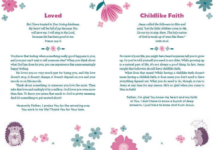 Devotional- God Is So Good Devotions and Prayers for Girls