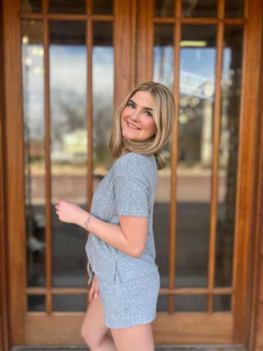 Light Blue Pajama Set