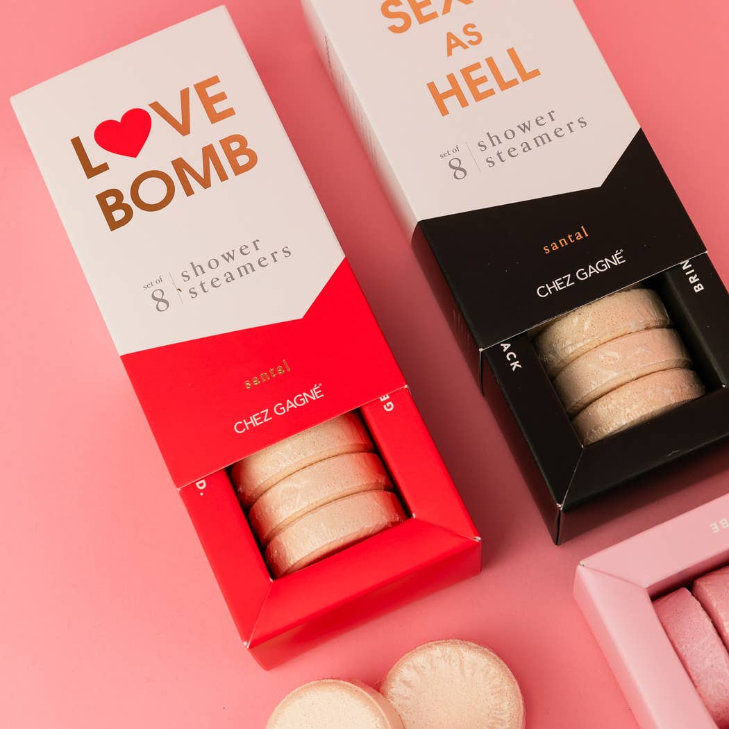 Love Bomb Shower Steamers - Valentine's Gift - Set of 8