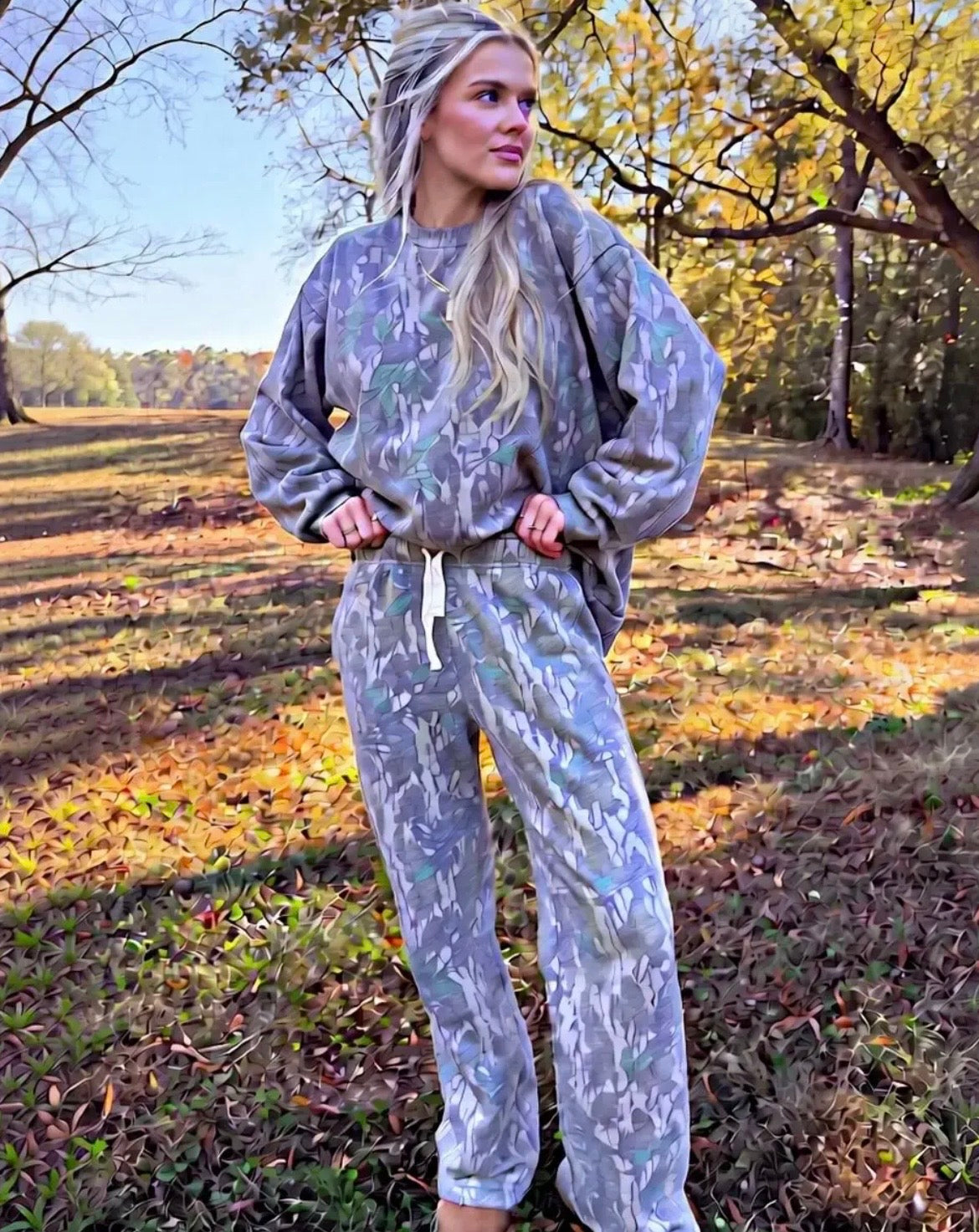 Set - Vintage Camo Long Sleeve