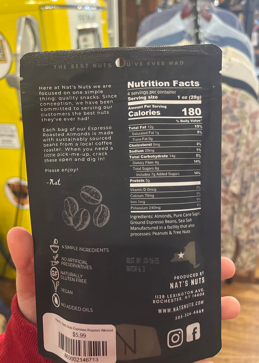 Pantry | Nat's Nuts Espresso Roasted Almonds