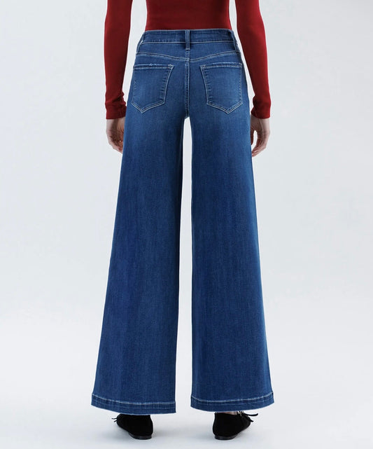 Jeans - Vervet Mid Rise Wide Leg Palazzo
