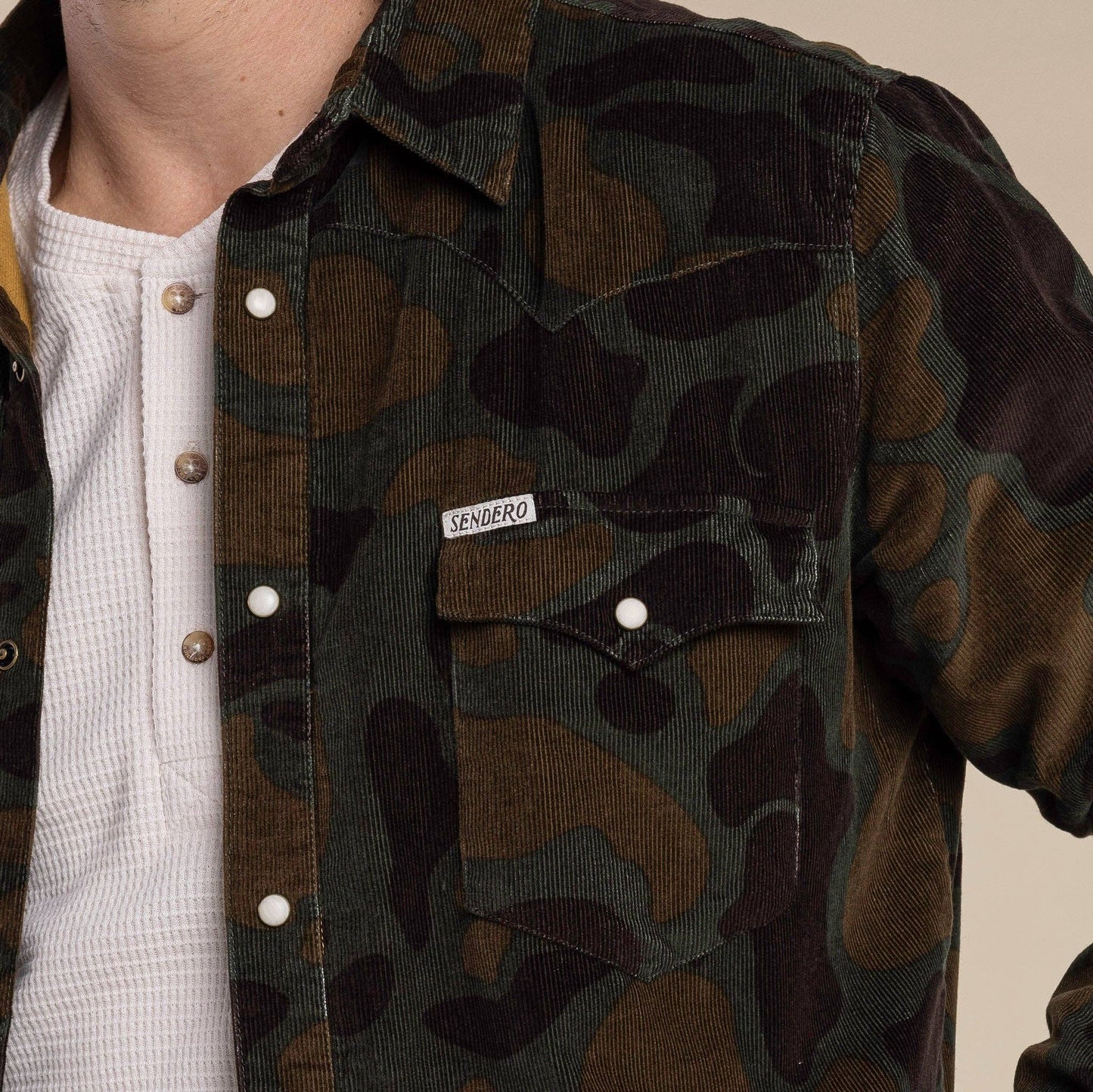 Men's | Sendero Desperado Shacket Woodland Camo