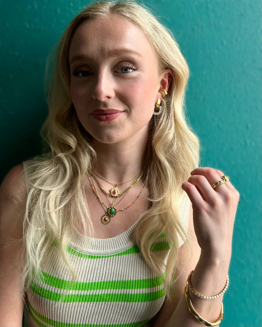 Jewelry | Necklace Colorful Summer Dainty Chain