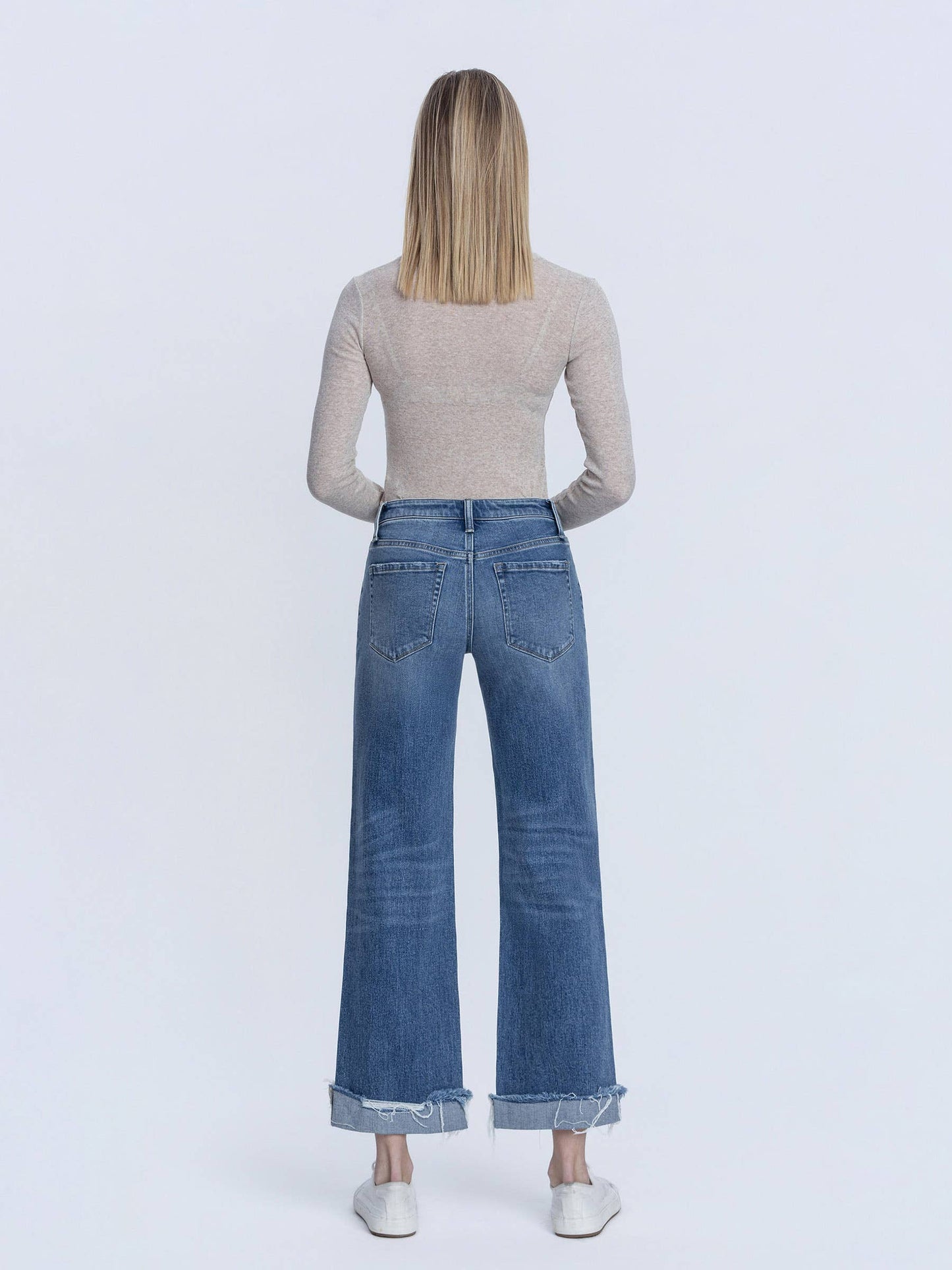 Jeans - Vervet Mid Rise Dark Wash