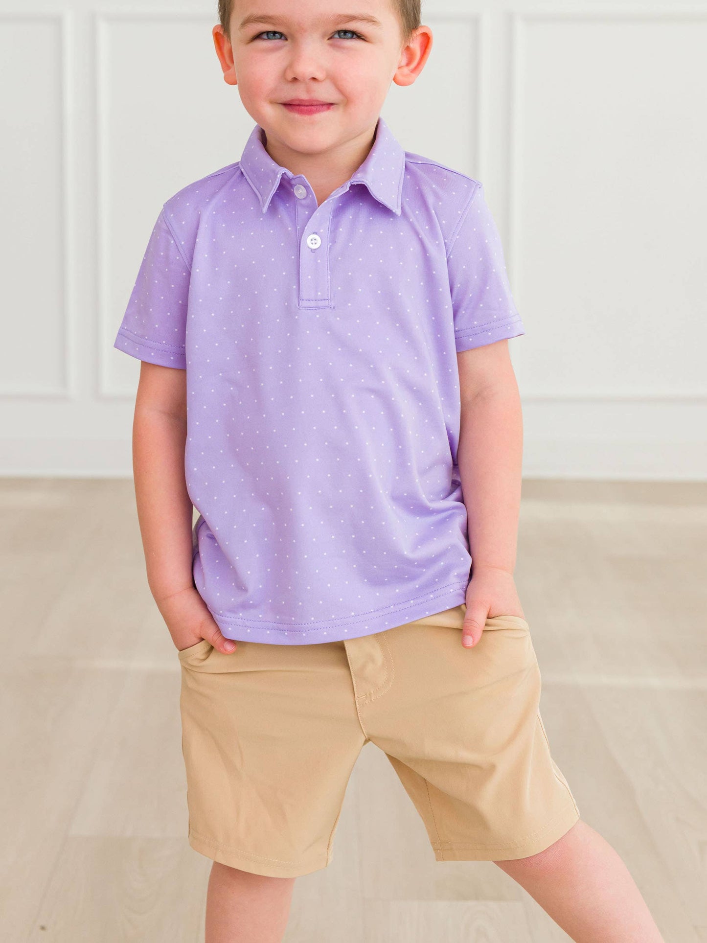 Shorts - Boys Classic Khaki Hybrid