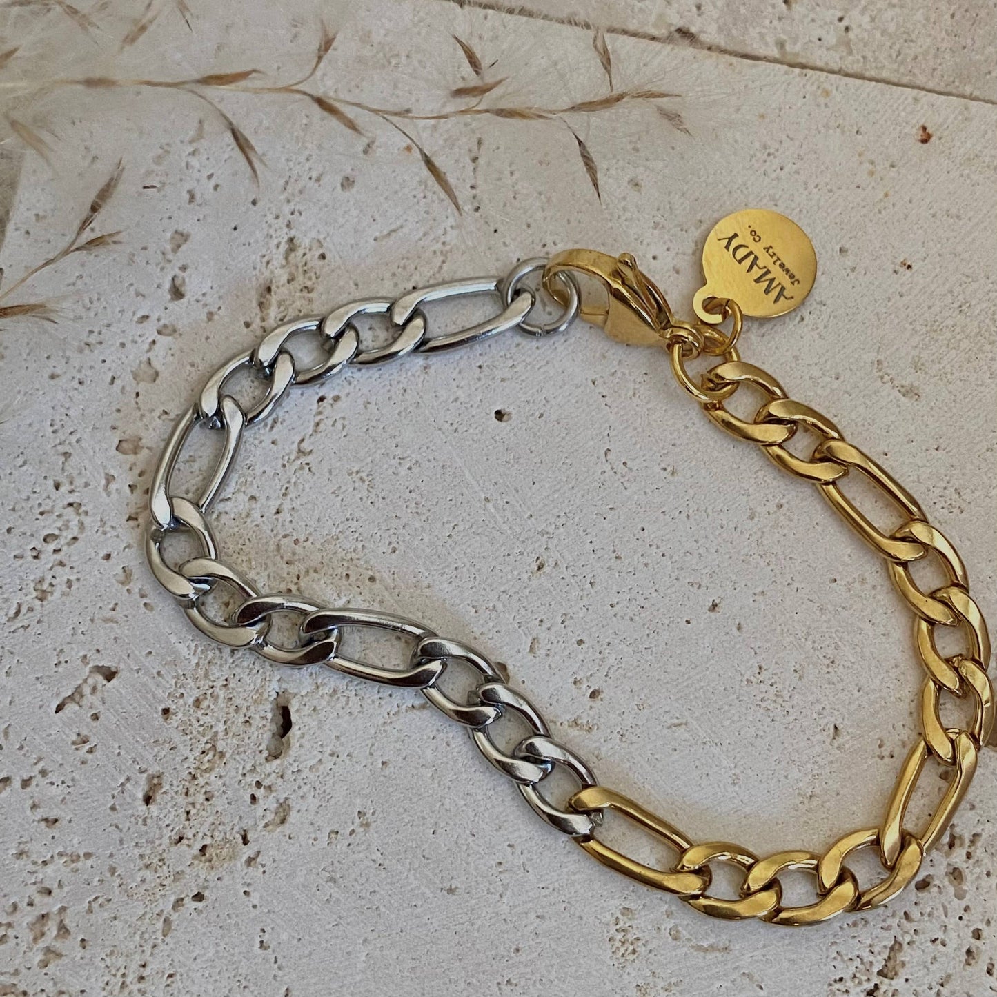 Bracelet - Two Tone Chain Ombre
