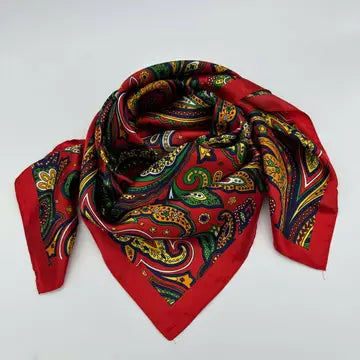 Accessories | Wild Rag Bold Red Paisley