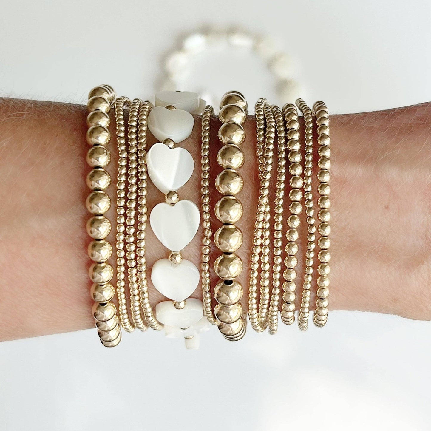 Bracelet - Pippa Heart Pearl