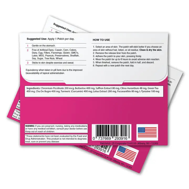 Slim Trim Appetite Suppressant Patch – Craving Control