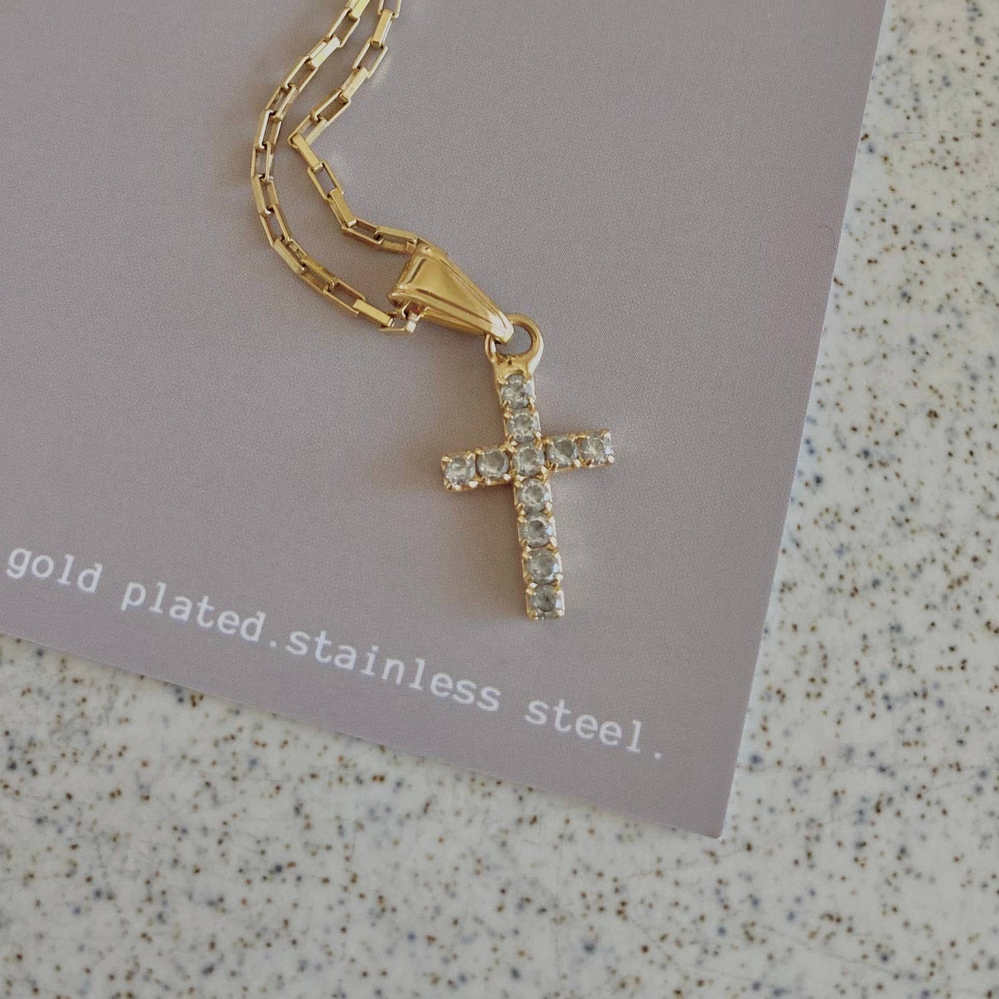 Necklace - Cross Faith Jesus