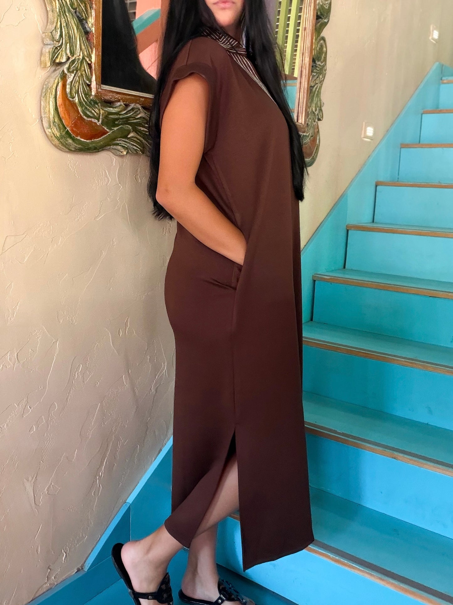 Dress - Jodifl Timeless Chocolate Maxi