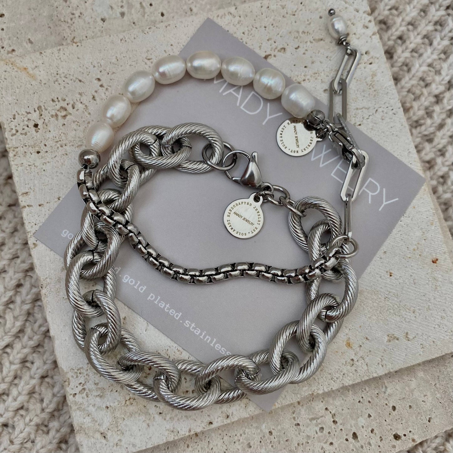 Bracelet - Cable Links Silver Chunky