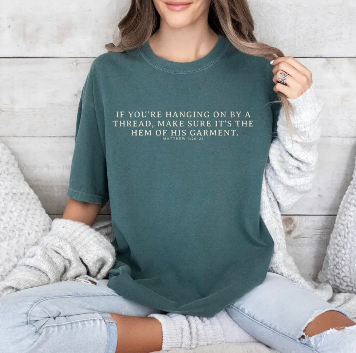 T-Shirt - Hanging On By A Thread