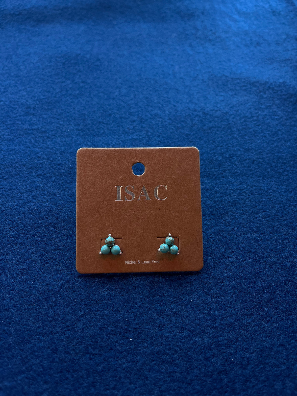 Earrings | Turquoise Stud Triangle Shape Earrings