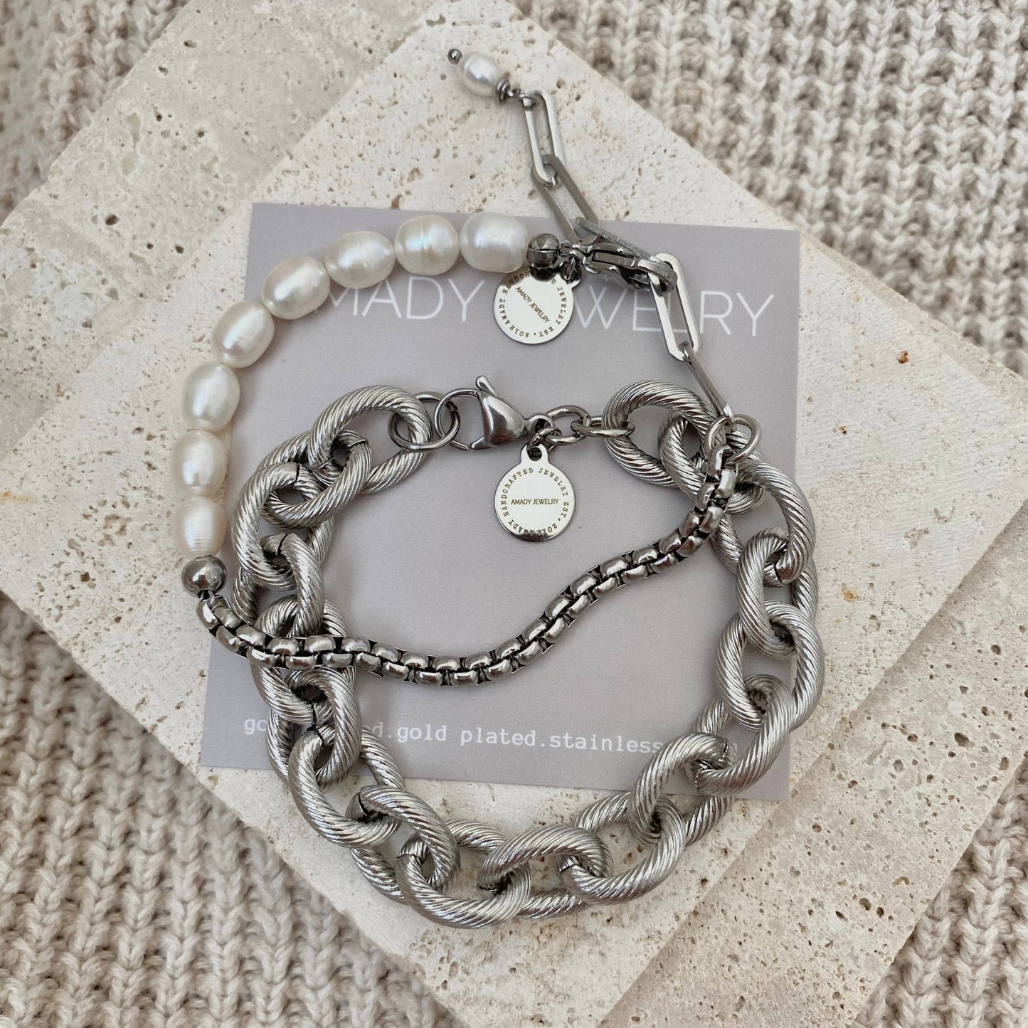 Bracelet - Cable Links Silver Chunky