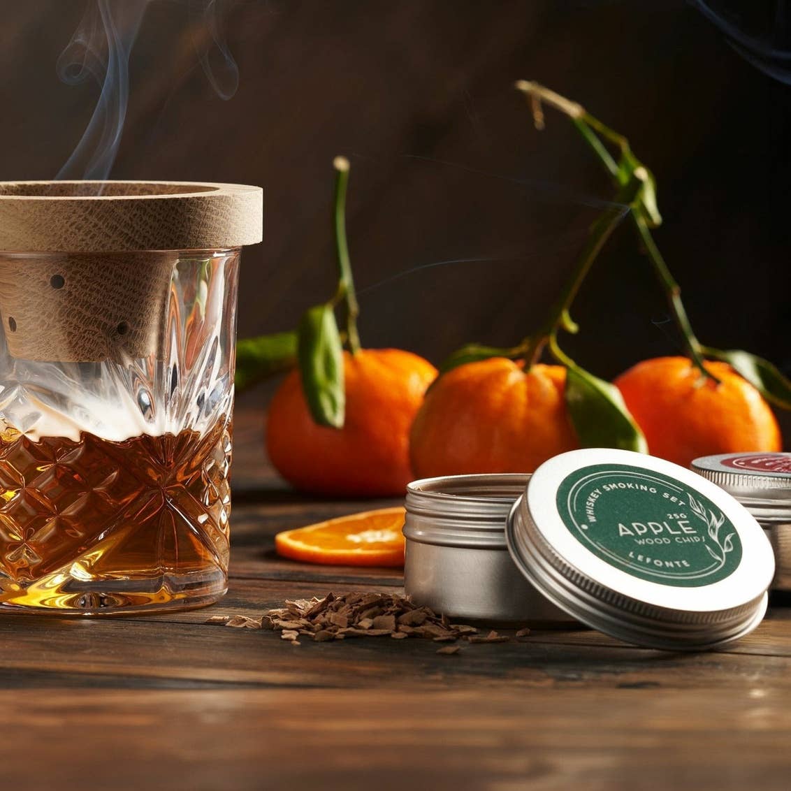 Whiskey Smoker Set - Crystal 6 Piece
