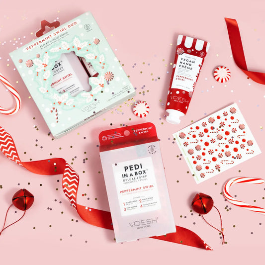 Pedi Duo Kit - Peppermint Swirl