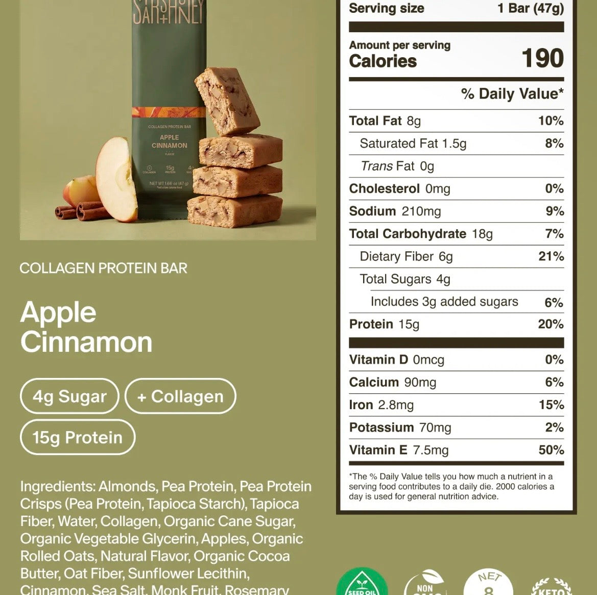 Protein Bar - Apple Cinnamon