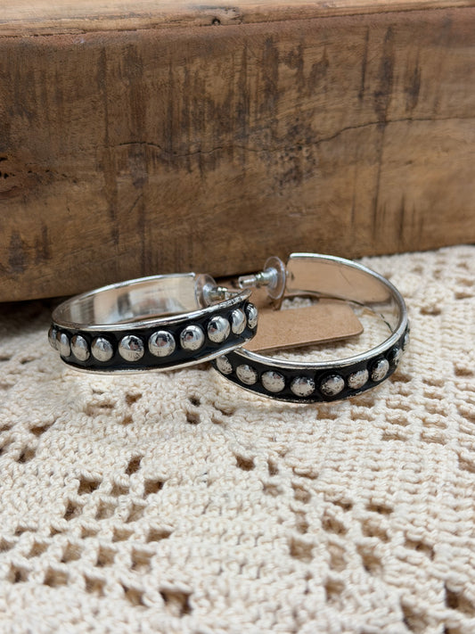 Jewelry | Earrings Western Bubble Hoop