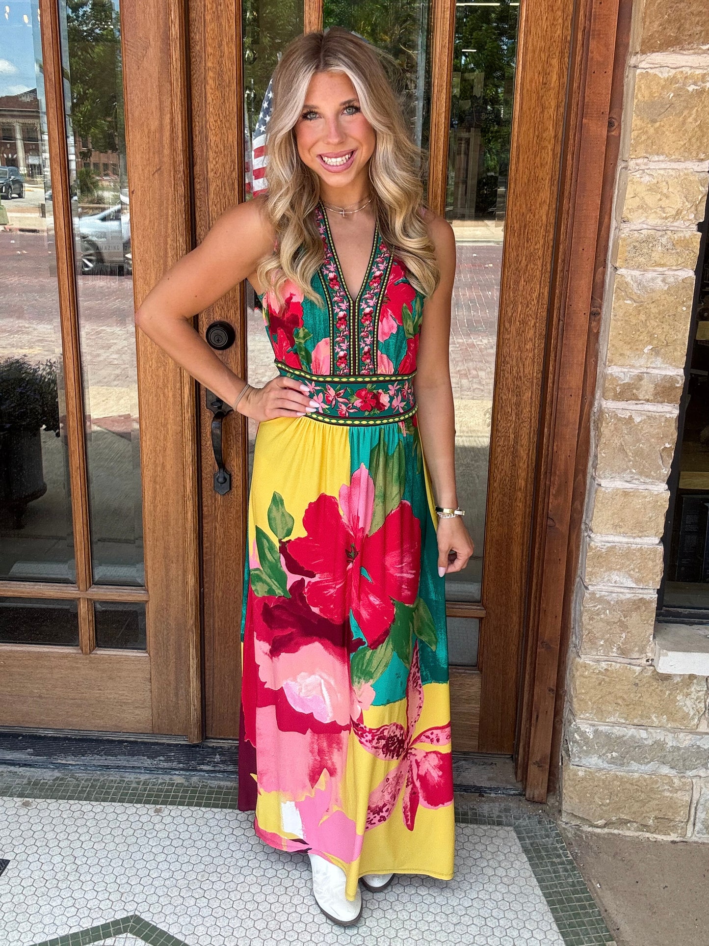Dress - Tropical Bloom Maxi