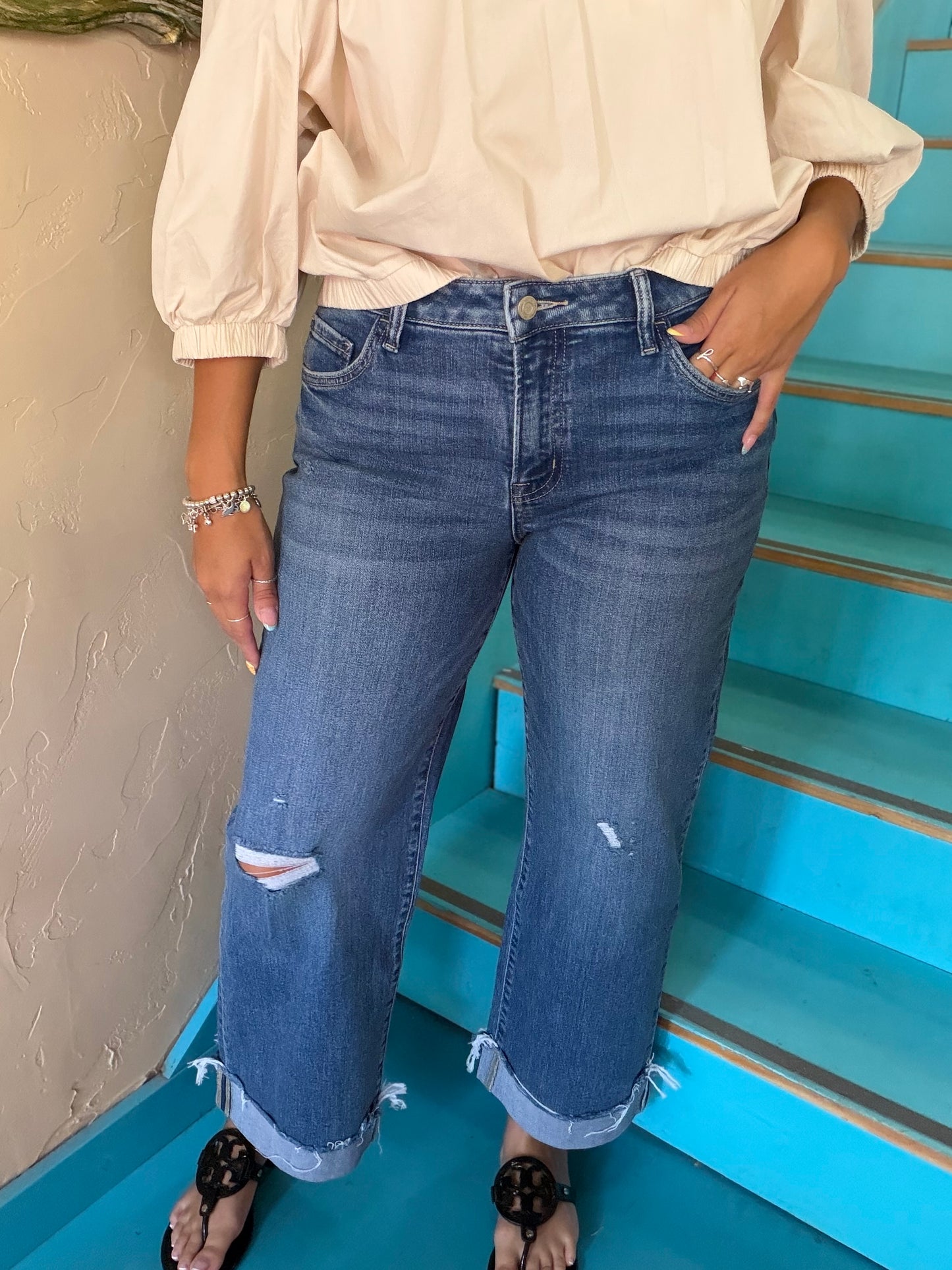 Vervet Jeans - Mid Rise Dark Wash