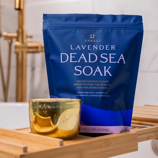 Bath | Lavender Dead Sea Magnesium Bath Flakes for Relaxation