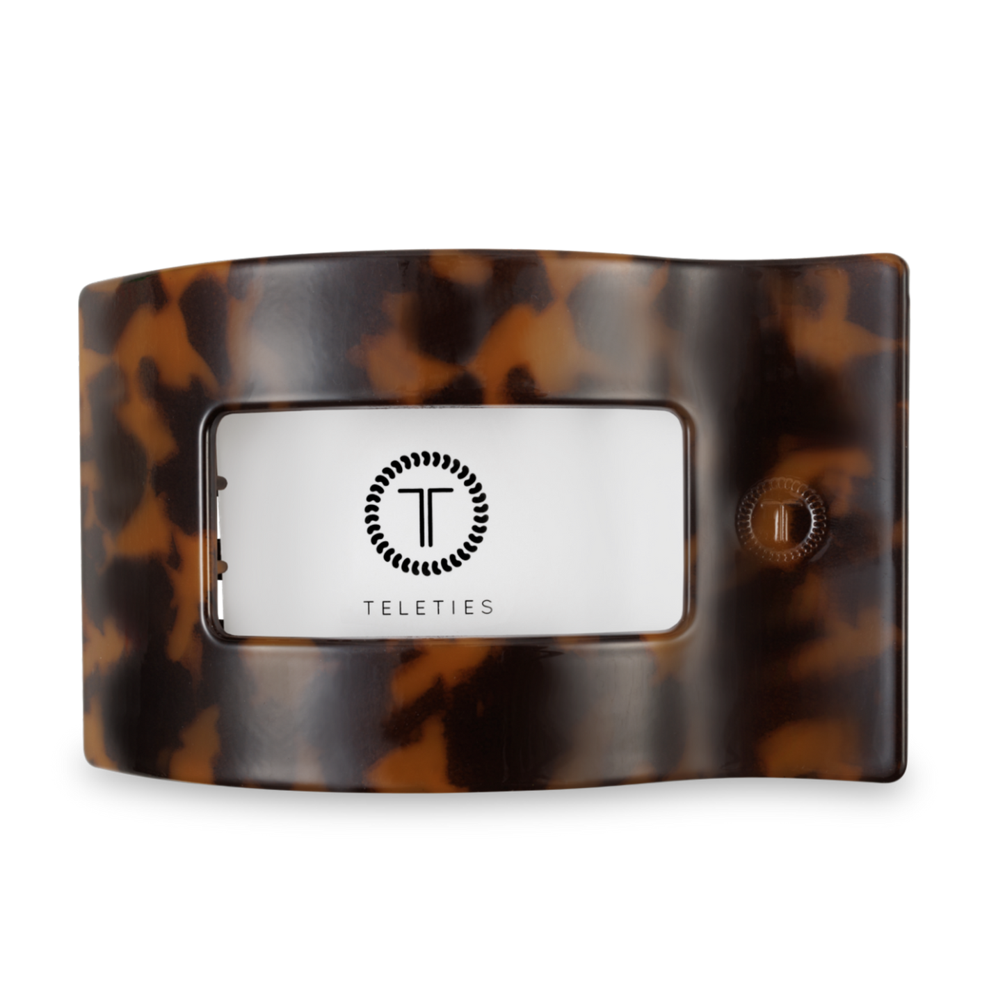 Teleties | Flat Rectangle Large Tortoise Hair Clip