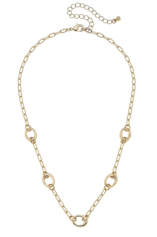 Jewelry | Necklace Sierra Dainty Charm Collector in Shiny Gold