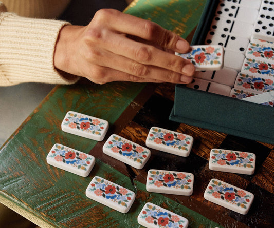 Dominoes Set - Strawberry Fields