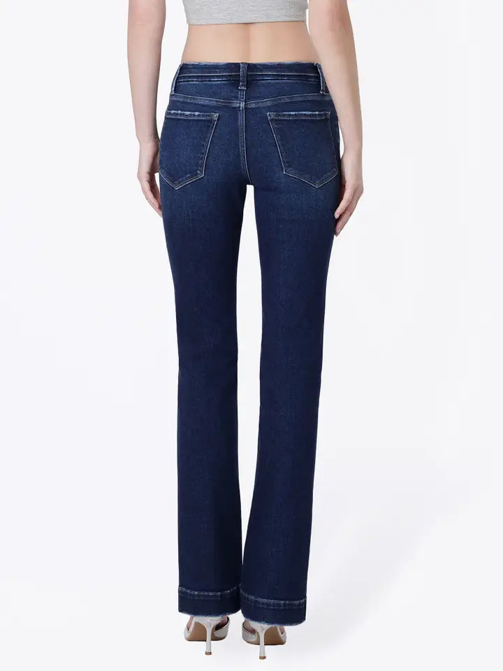 Jeans - Vervet Mid Rise Dark
