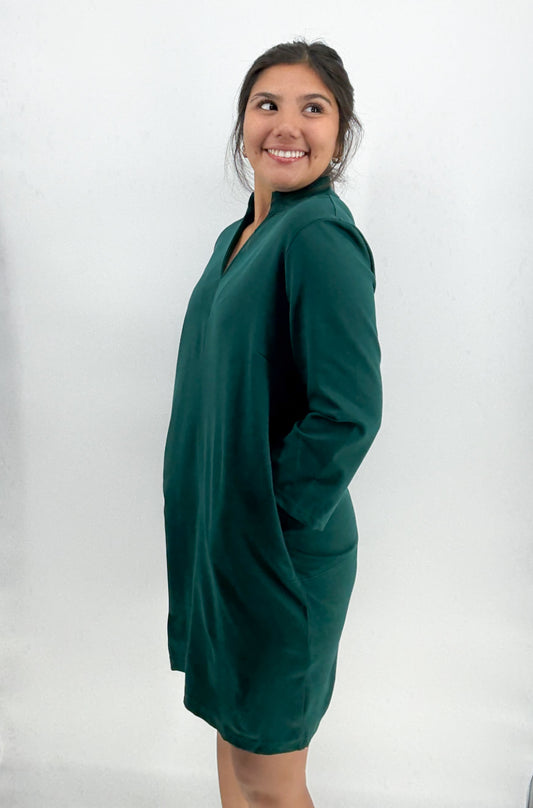 Dress | Hunter Green Magic A-Line