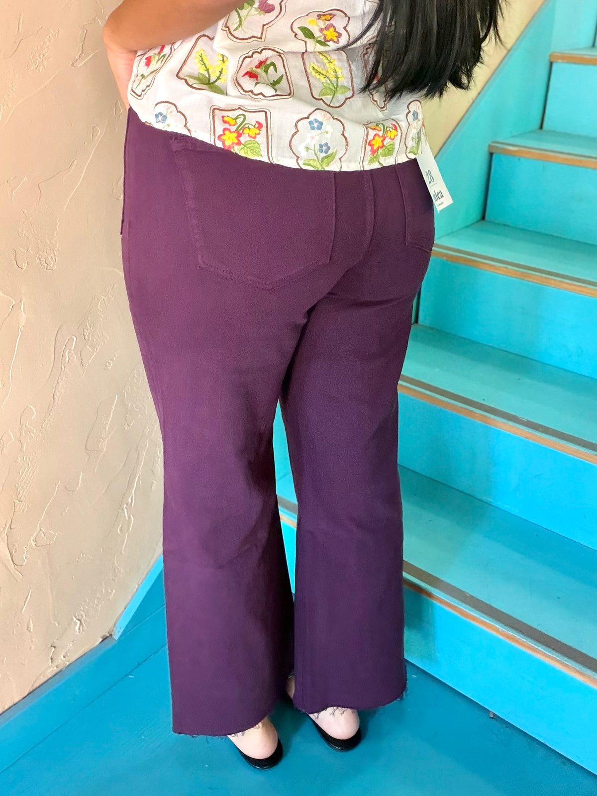Jeans - Mica High Rise Plum