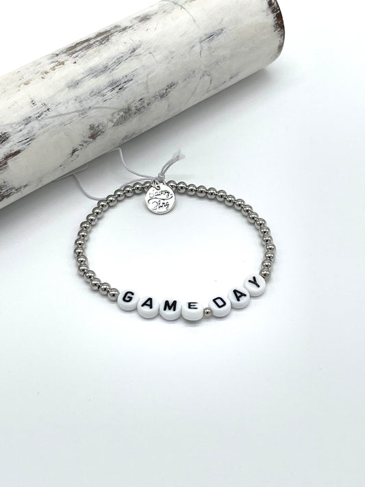 Game Day Beaded Bracelet