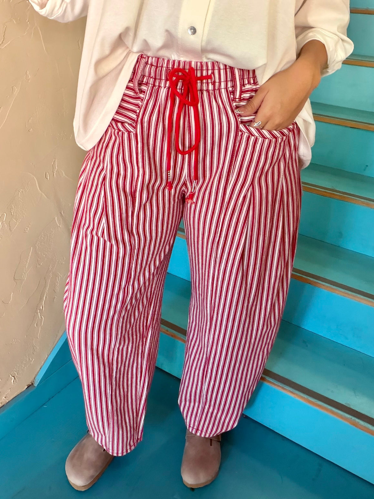 Pants - Peppermint Stripe