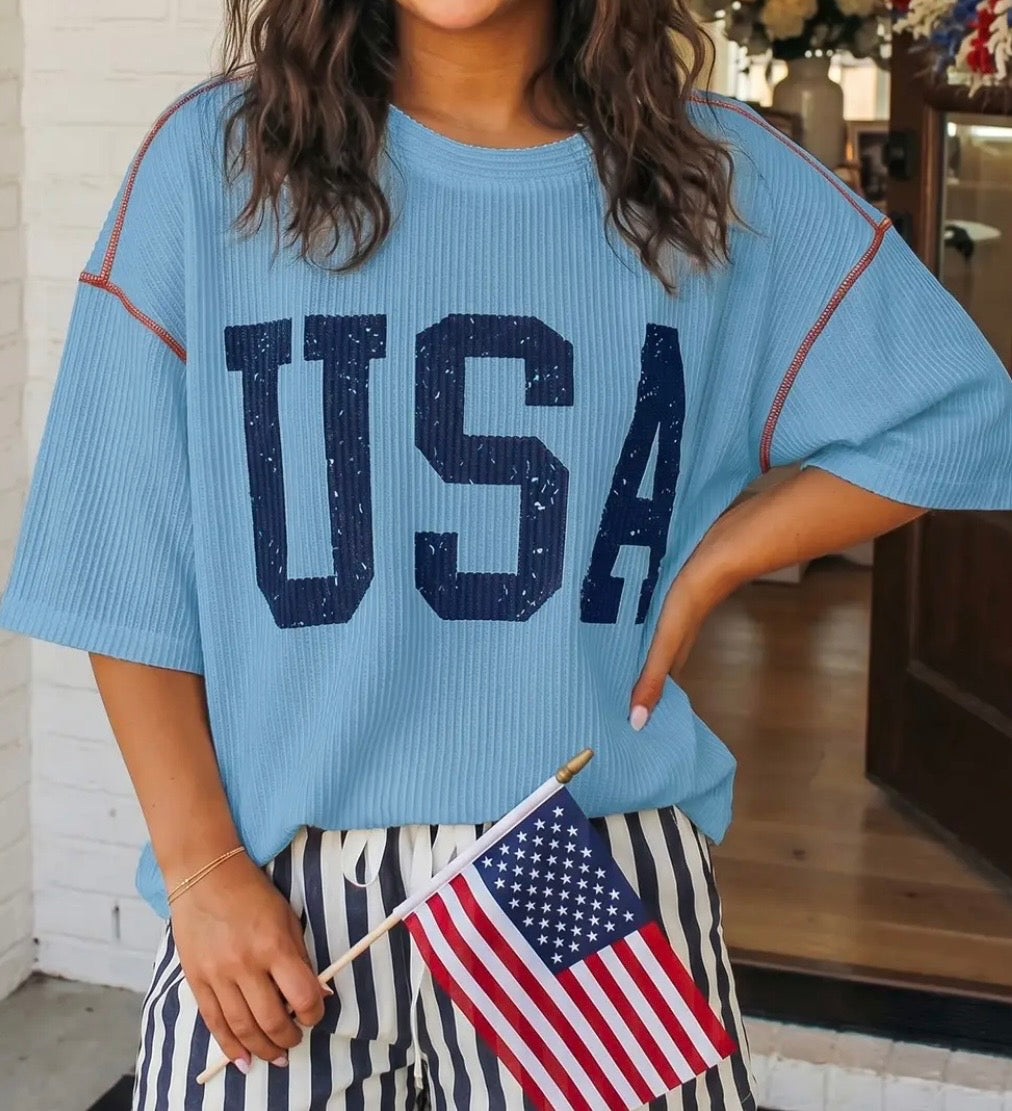 Tee - Ribbed All American