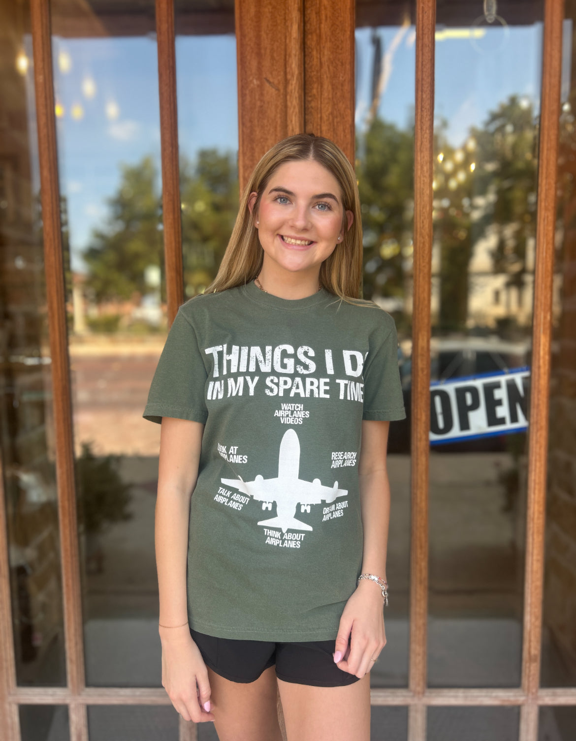Tops | Graphic Tee Aviation In My Spare Time