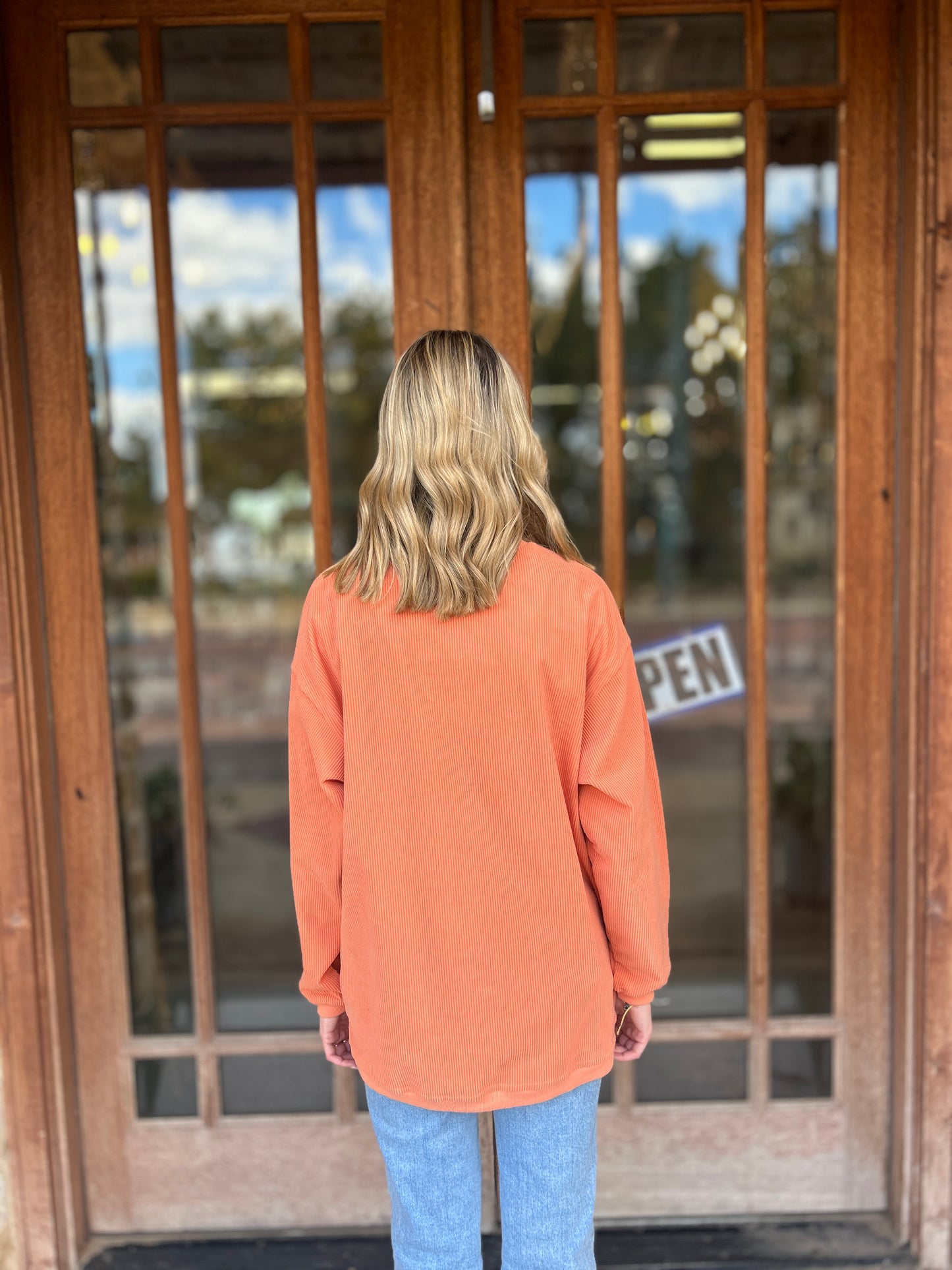 Tops | Sweatshirt Hello Pumpkin Embroidered 3d Ribbed