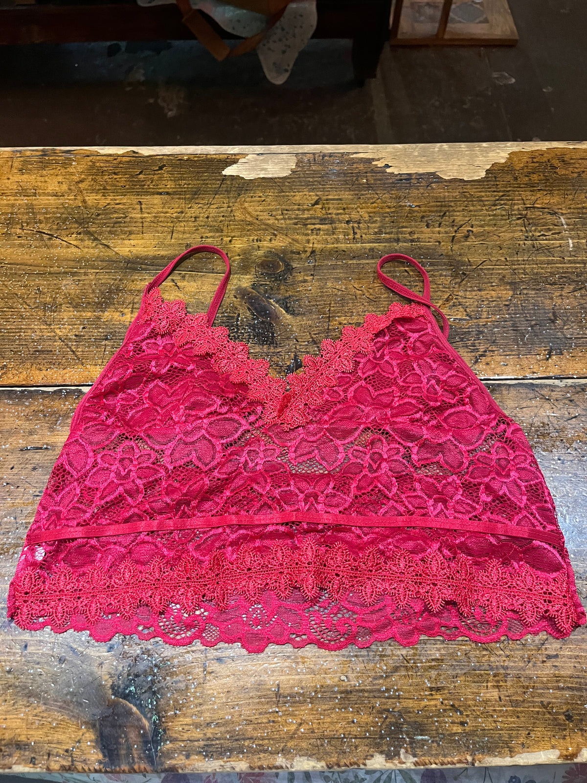 Undergarments | Solid Corset Lace Cami Bralette