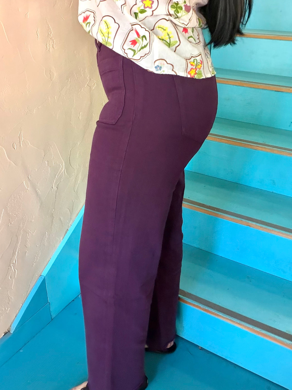 Jeans - Mica High Rise Plum