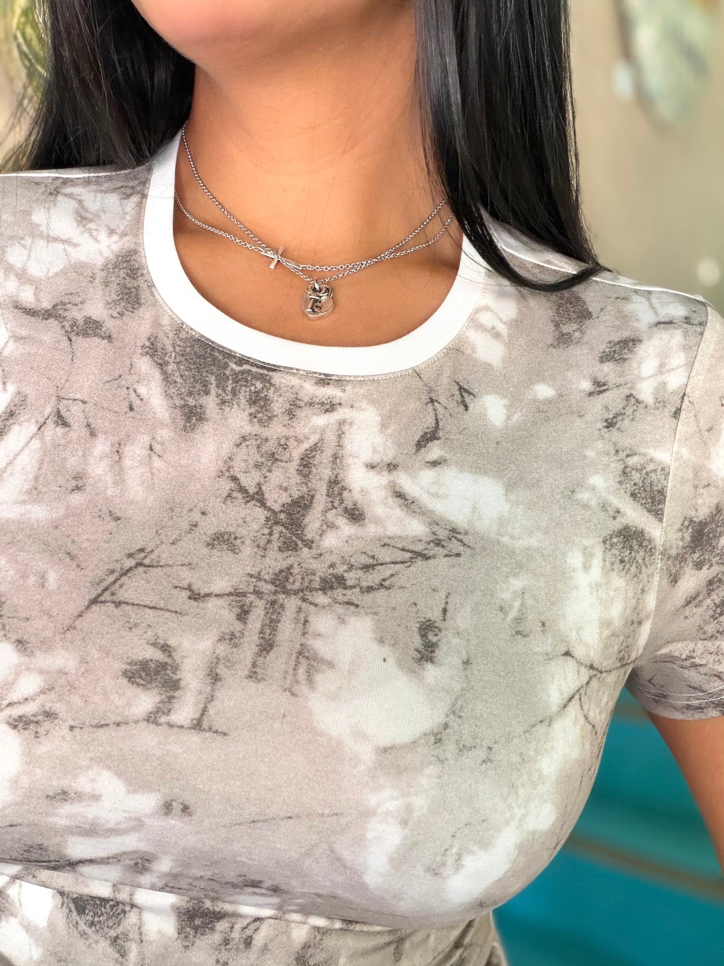 Baby Tee - Light Woodland Camo