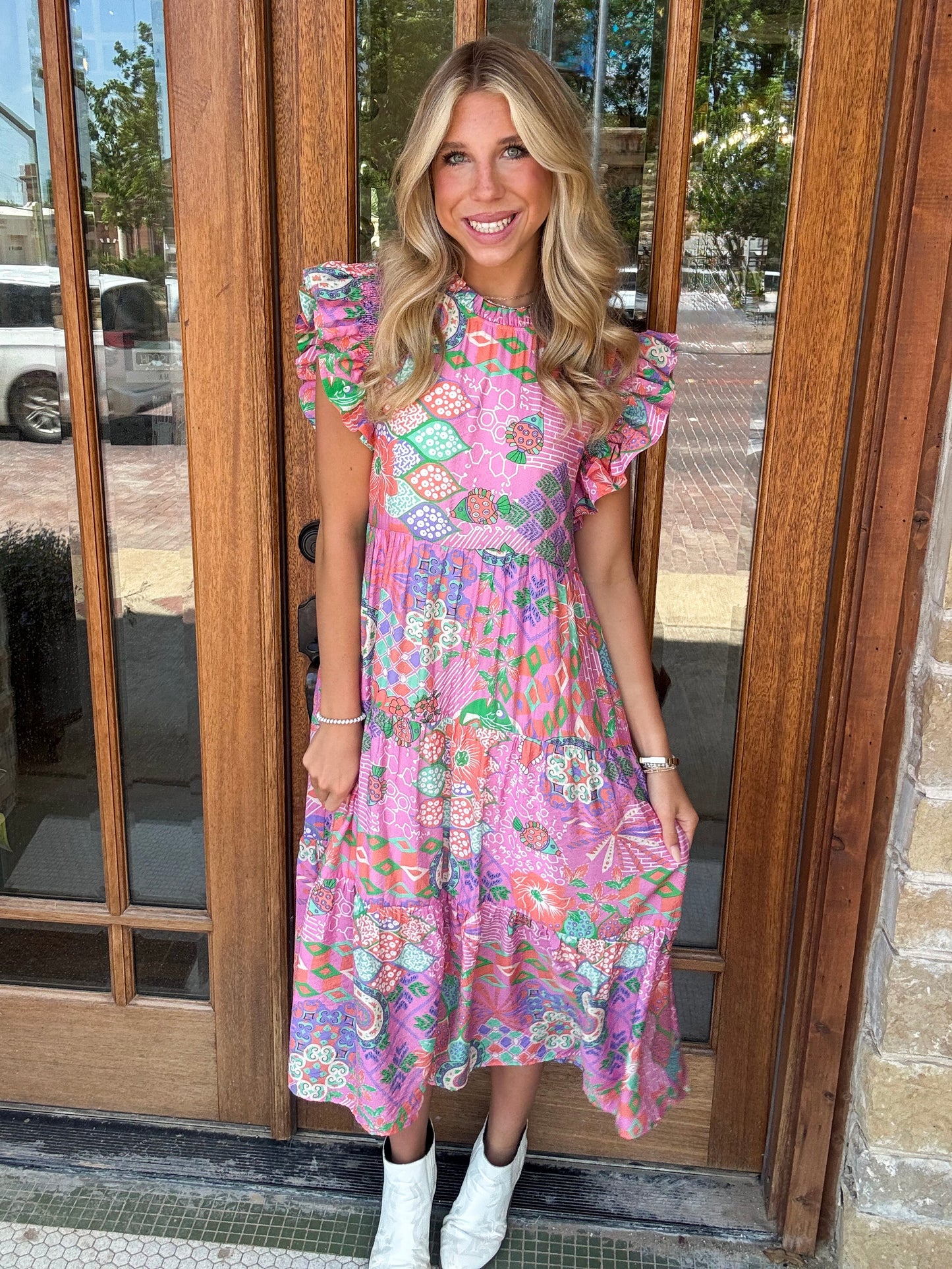 Dress - Pink Paradise Maxi