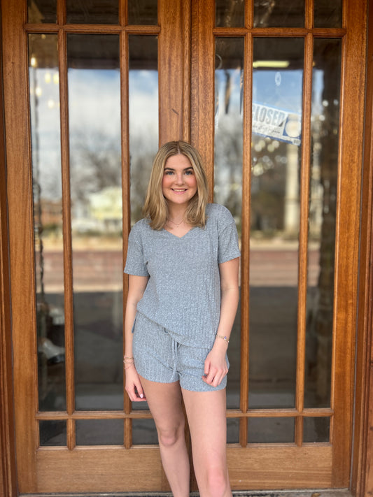 Light Blue Pajama Set