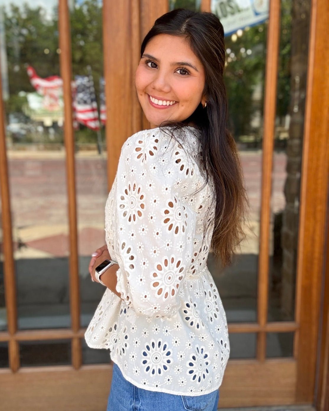 Blouse - Solea Eyelet