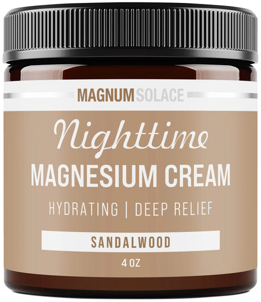Health | Nighttime Magnesium Cream Sandalwood 4oz