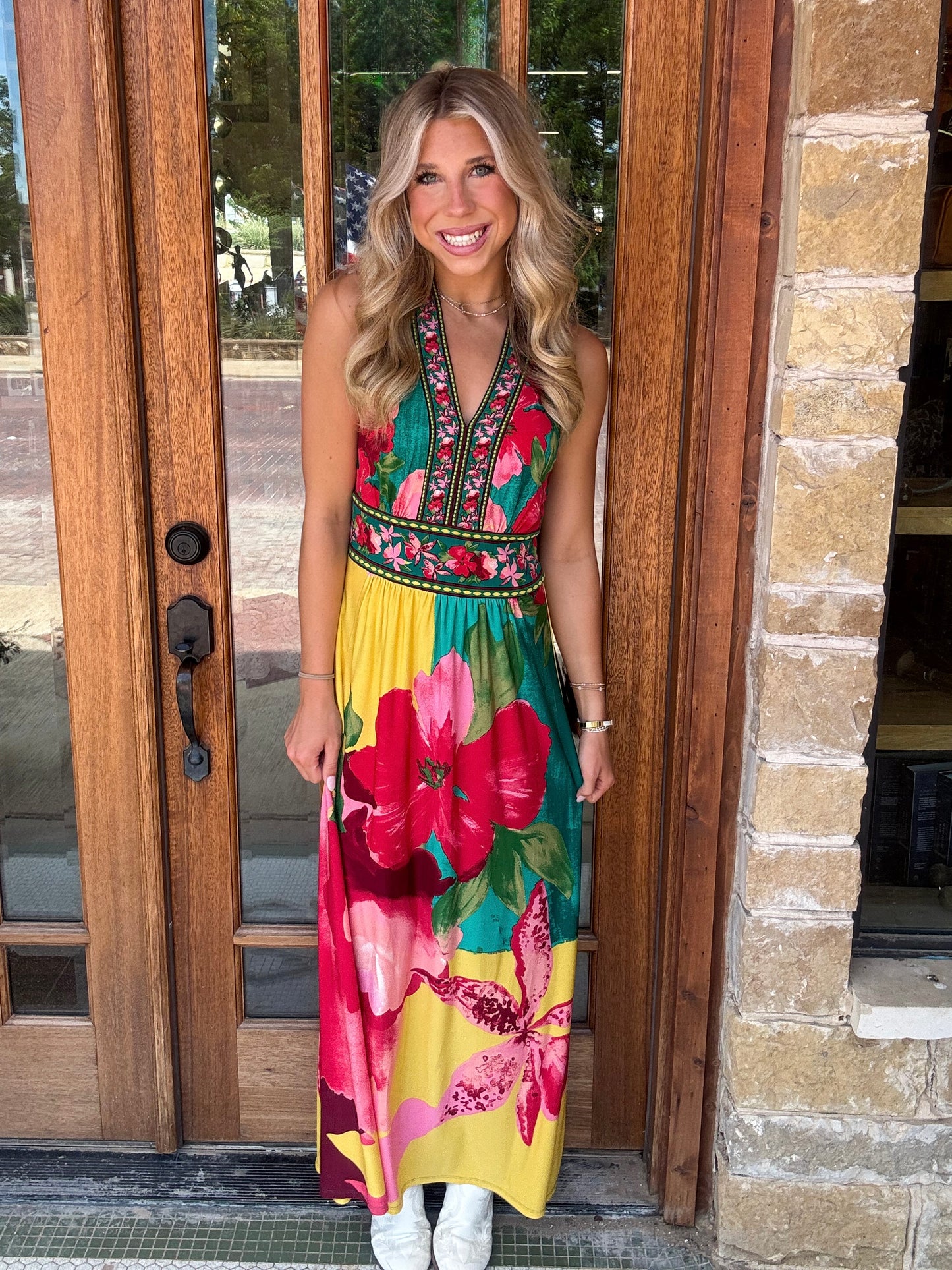 Dress - Tropical Bloom Maxi