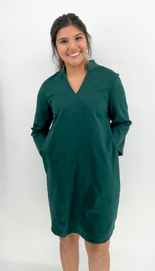 Dress | Hunter Green Magic A-Line