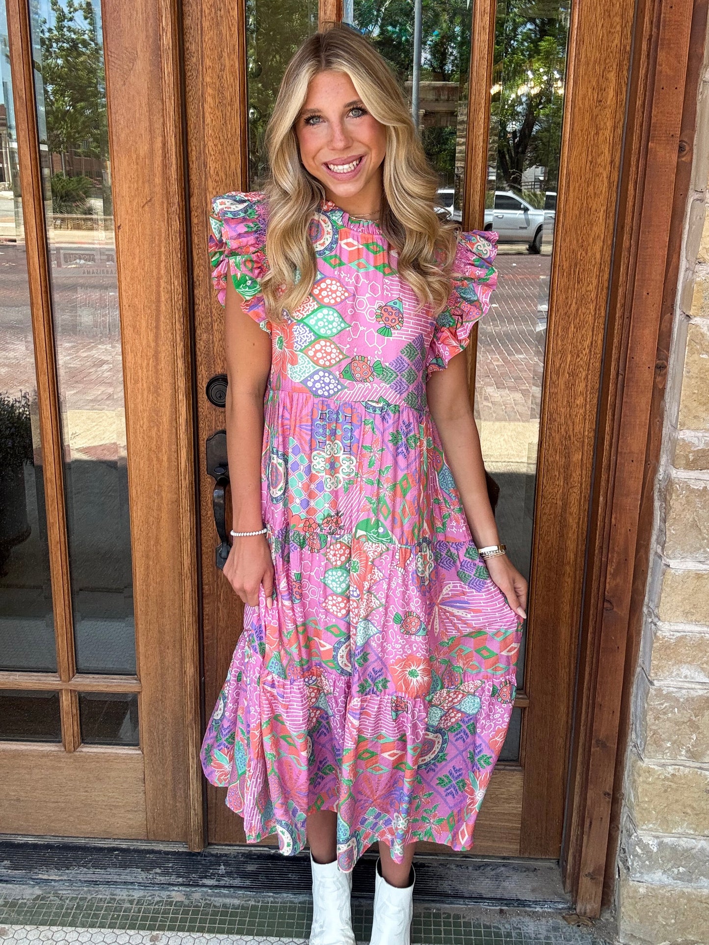 Dress - Pink Paradise Maxi