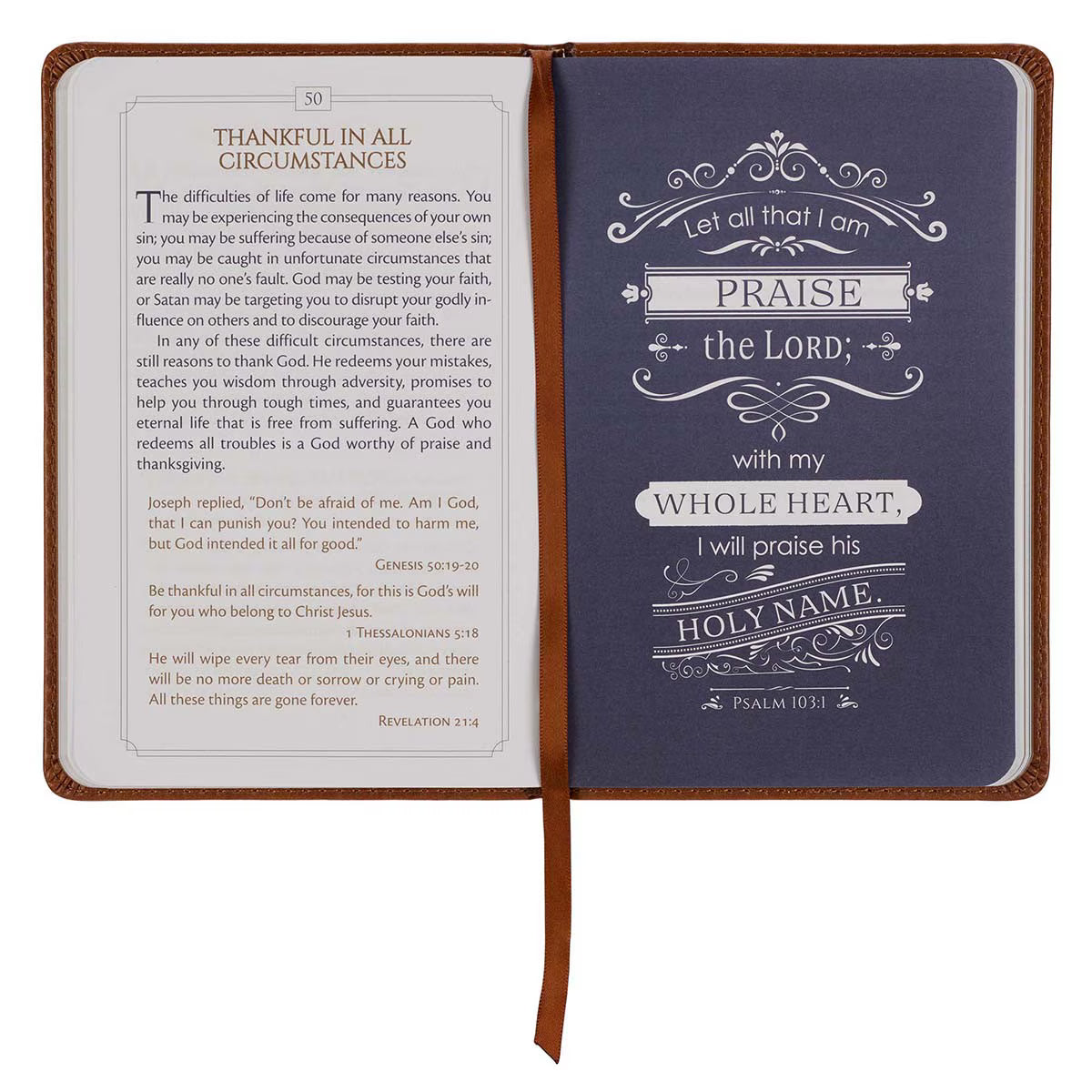 101 Devotions for Men Tawny Brown Faux Leather Devotional 1 Timothy 6:11