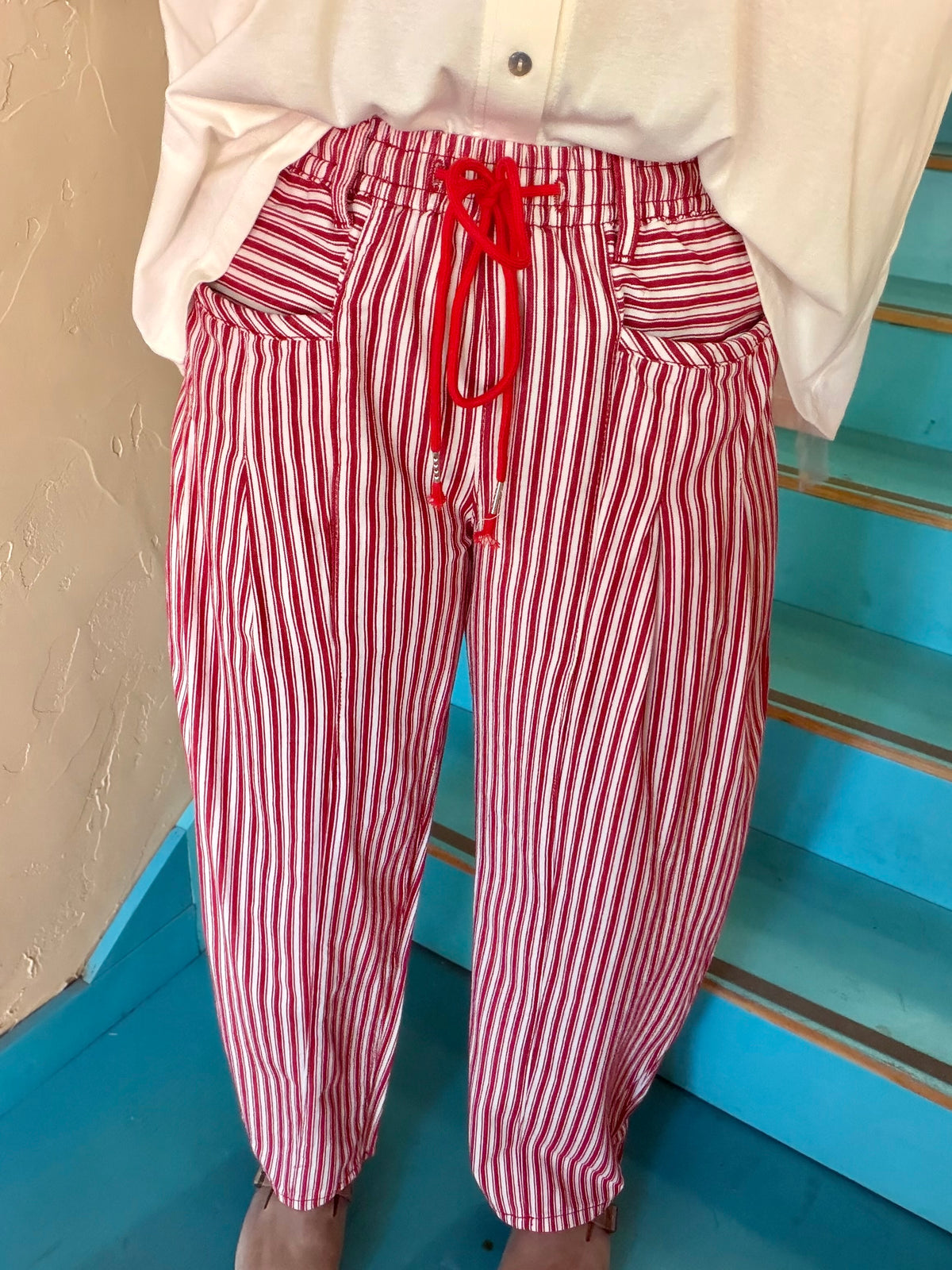 Pants - Peppermint Stripe